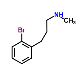 3-(2-Bromophenyl)-N-methyl-1-propanamine结构式