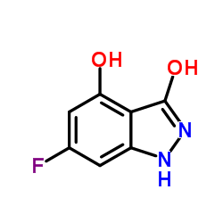 6-Fluoro-4-hydroxy-1,2-dihydro-3H-indazol-3-one Structure