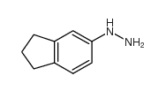 (2,3-二氢-1H-茚-5-基)肼盐酸盐结构式