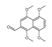 1,4,5,8-四甲氧基萘-2-甲醛结构式