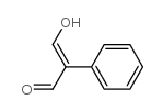 3-HYDROXY-2-PHENYL-PROPENAL Structure