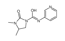 3,4-dimethyl-2-oxo-N-pyridin-3-ylimidazolidine-1-carboxamide Structure