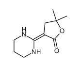 5,5-dimethyl-3-(tetrahydro-2(1H)-pyrimidinylidene)-4,5-dihydro-2(3H)-furanone Structure