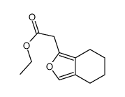 ethyl 2-(4,5,6,7-tetrahydro-2-benzofuran-1-yl)acetate Structure