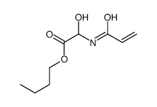 butyl 2-hydroxy-2-(prop-2-enoylamino)acetate Structure