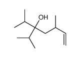 2,5-dimethyl-3-propan-2-ylhept-6-en-3-ol结构式