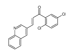 1-(2,5-dichlorophenyl)-3-quinolin-3-ylprop-2-en-1-one Structure