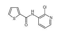 N-(2-chloropyridin-3-yl)thiophene-2-carboxamide结构式