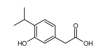 3-hydroxy-4-isopropylphenylacetic acid Structure