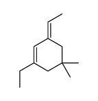1-ethyl-3-ethylidene-5,5-dimethylcyclohexene Structure