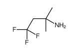 4,4,4-trifluoro-2-methylbutan-2-amine结构式