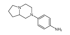 4-(3,4,6,7,8,8a-hexahydro-1H-pyrrolo[1,2-a]pyrazin-2-yl)aniline结构式