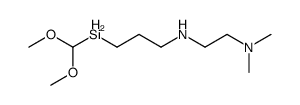 N'-[3-(Dimethoxymethylsilyl)propyl]-N,N-dimethyl-1,2-ethanediamine结构式