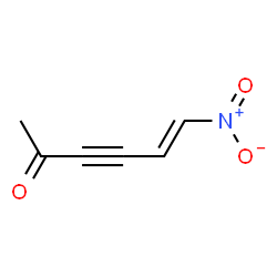 5-Hexen-3-yn-2-one, 6-nitro-, (E)- (9CI)结构式