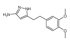 5-[2-(3,4-dimethoxyphenyl)ethyl]-1H-pyrazol-3-amine Structure