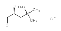 (S)-3-氯-2-羟基丙基三甲基氯化铵结构式