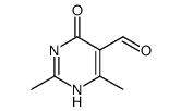 2,6-dimethyl-4-oxo-1H-pyrimidine-5-carbaldehyde Structure