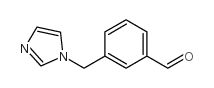 3-(1H-咪唑-1-甲基)苯甲醛结构式
