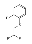 1-bromo-2-(2,2-difluoroethylsulfanyl)benzene Structure
