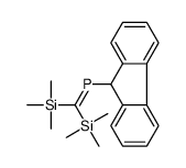 bis(trimethylsilyl)methylidene-(9H-fluoren-9-yl)phosphane结构式