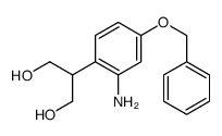 2-(2-amino-4-phenylmethoxyphenyl)propane-1,3-diol结构式