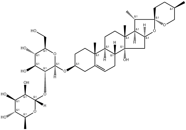 龙血树皂苷F结构式