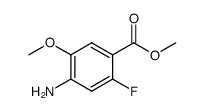 methyl 4-amino-2-fluoro-5-methoxybenzoate Structure