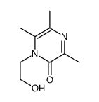 2(1H)-Pyrazinone,1-(2-hydroxyethyl)-3,5,6-trimethyl-(9CI)结构式