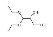 (R)-3,3-diethoxypropane-1,2-diol结构式