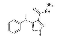 5-phenylamino-2H-1,2,3-triazole-4-carbohydrazide结构式