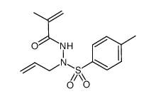 N-allyl-N'-methacryloyl-4-methylbenzenesulfonohydrazide Structure