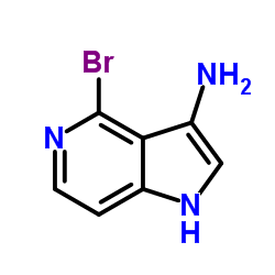 3-Amino-4-bromo-5-azaindole Structure