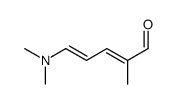 5-(dimethylamino)-2-methylpenta-2,4-dienal Structure