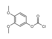 3,4-dimethoxyphenyl chloroformate Structure