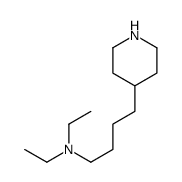 N,N-diethyl-4-piperidin-4-ylbutan-1-amine Structure