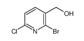 (2-bromo-6-chloropyridin-3-yl)methanol Structure