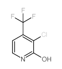 3-氯-2-羟基-4-(三氟甲基)吡啶结构式