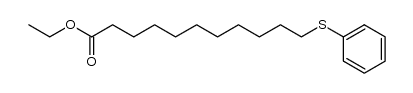 ethyl 11-(phenylthio)undecanoate结构式