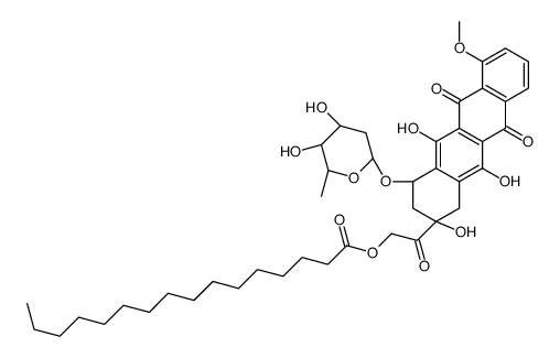 14-O-palmitoylhydroxyrubicin Structure