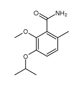 3-isopropoxy-2-methoxy-6-methylbenzamide结构式