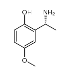 (R)-2-(1-aminoethyl)-4-methoxyphenol结构式