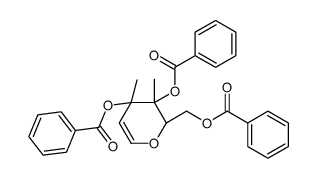 3,4,6-Tri-O-benzoyl-D-glucal structure