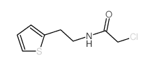 2-氯-N-(2-噻吩-2-乙基)乙酰胺结构式