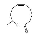 10-Methyl-3,4,5,8,9,10-hexahydro-2H-oxecin-2-one结构式