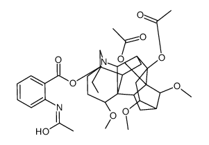 Lappaconitine diacetate Structure