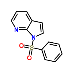 7-氮杂吲哚-1-苯磺酰胺结构式