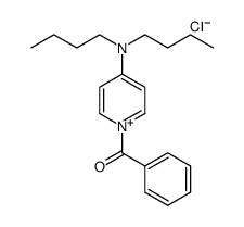 1-benzoyl-4-(di-n-butylamino)pyridinium chloride结构式