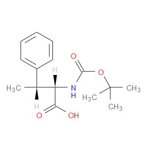 (2S,3R)-N-Boc-2-Amino-3-phenylbutyric acid Structure