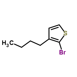 2-溴-3-丁基噻吩结构式