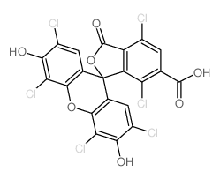 六氯-6-羧基荧光素结构式